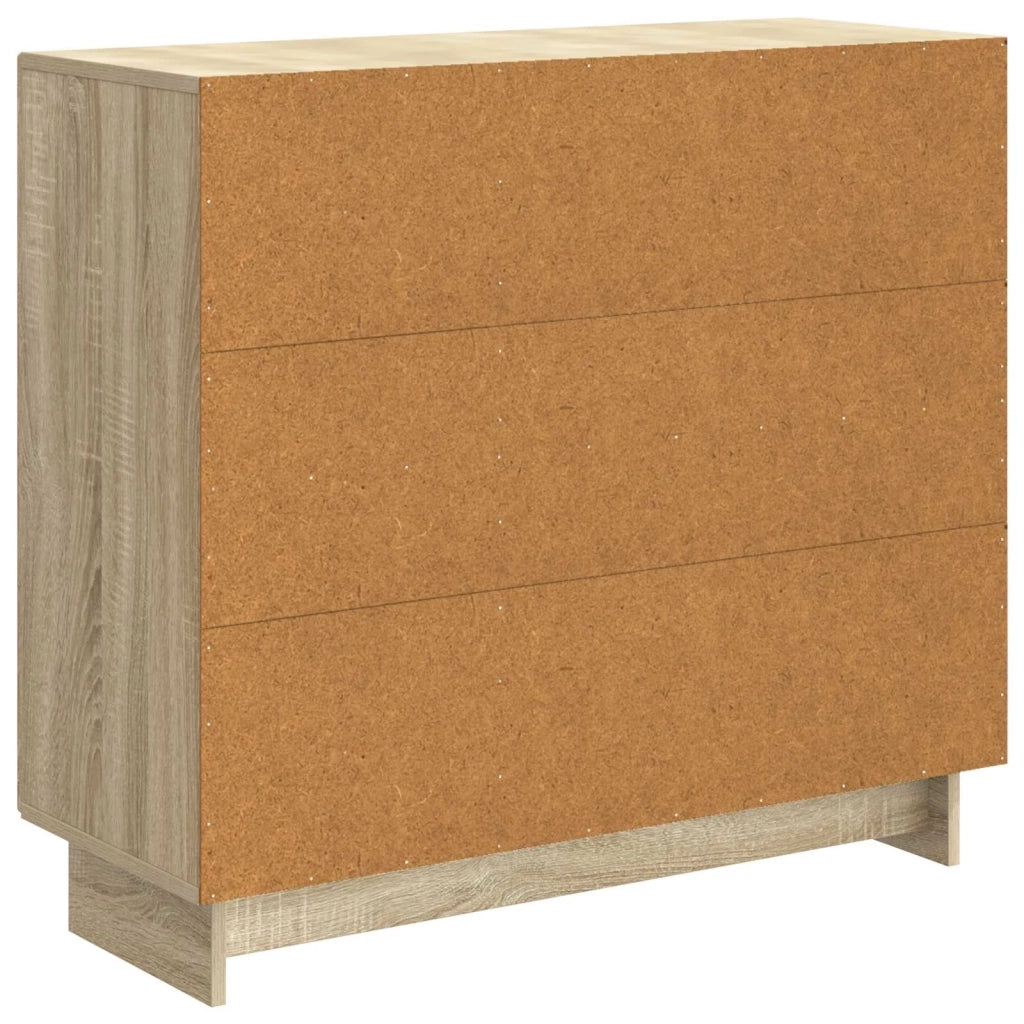 Credenza Rovere Sonoma 89 x 34,5 x 80 cm Legno ingegnerizzato