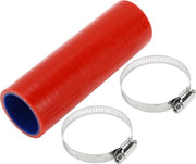 Slang in Silicone - 4 Strati - 40mm Diametro Interno - 150mm Lunghezza - Blu/Rosso - Resistentente ad Alta Temperatura - Slang di Raffreddamento