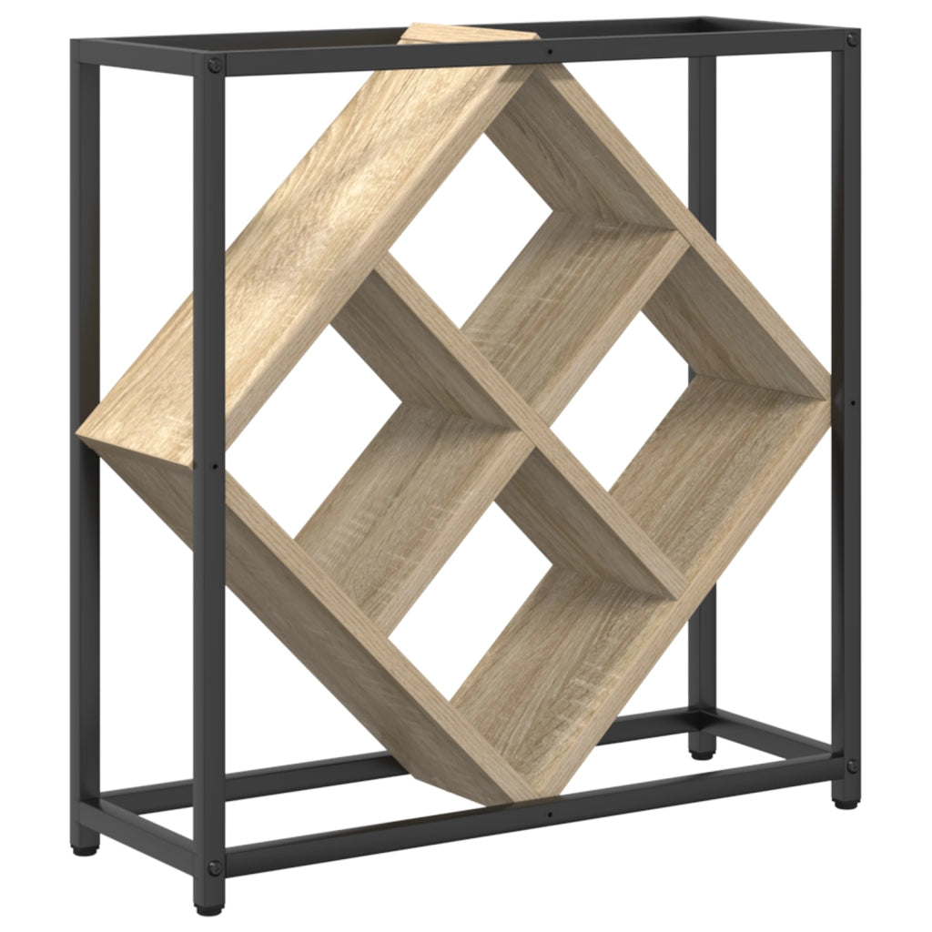 Scaffale per vino Sonoma Oak 51x18x52,5 cm in legno ingegnerizzato