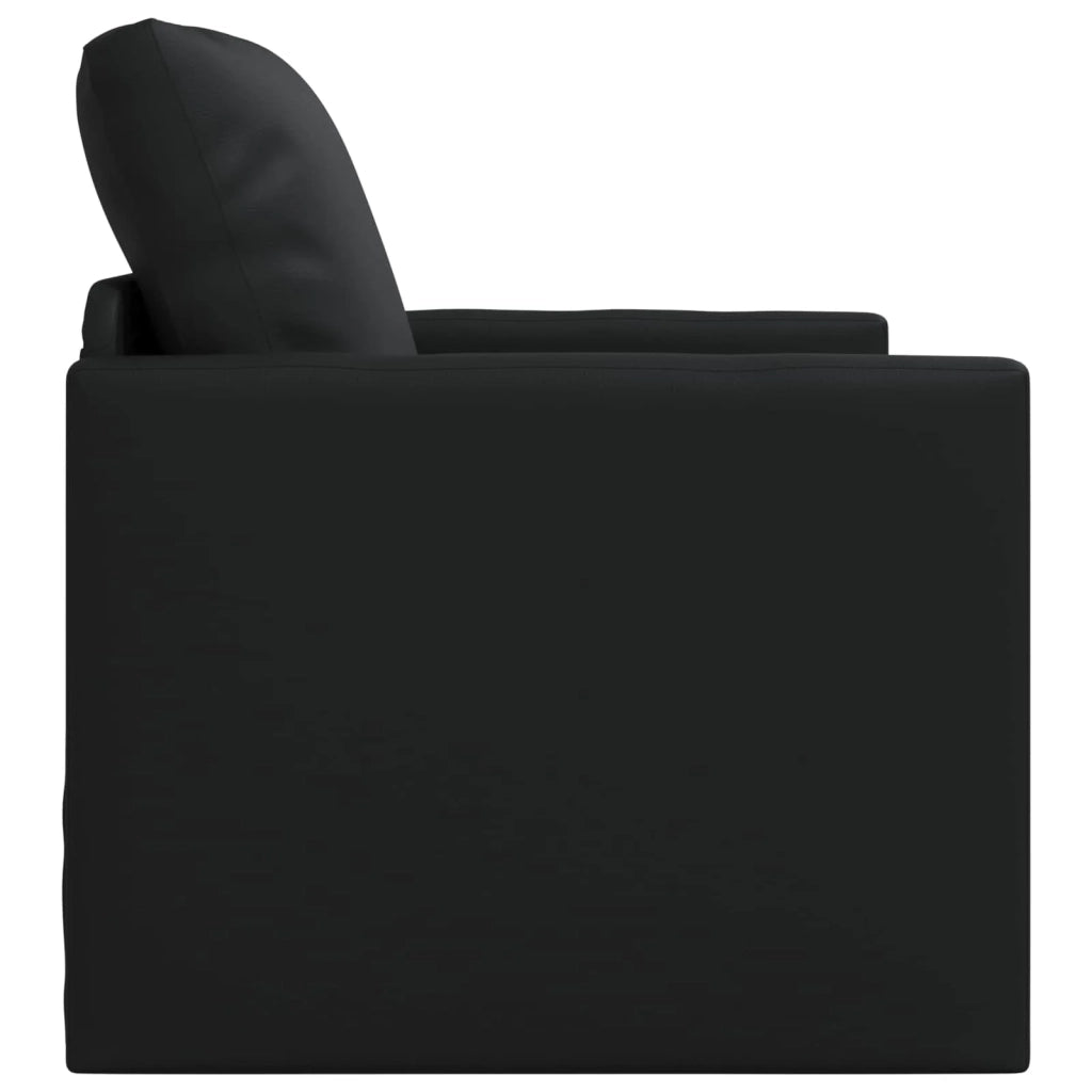 Divano letto 60cm Nero Pelle Artificiale 4106635