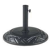 Base per ombrellone da giardino con adattatori 37 / 42 / 52 / 58 mm ferro nero 03_0010253