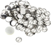 Set di accessori con spilla di sicurezza, bottoni vuoti da 100, 32 mm pinbuttons.