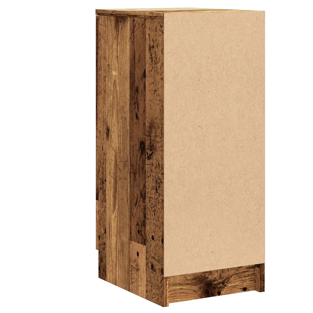 Scarpiera Legno Vecchio 29,5x35x70 cm in Legno Multistrato 856987
