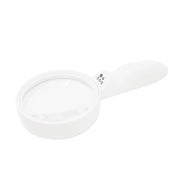 Trade Shop - Lente Di Ingrandimento 4x Da Lettura Lavoro 3 Led Luce Bianca Focale 125mm -