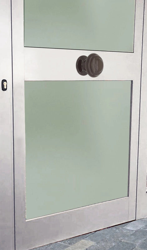 Pomolo fisso per porta SAGUATTI 878/70UB in alluminio marrone lucido