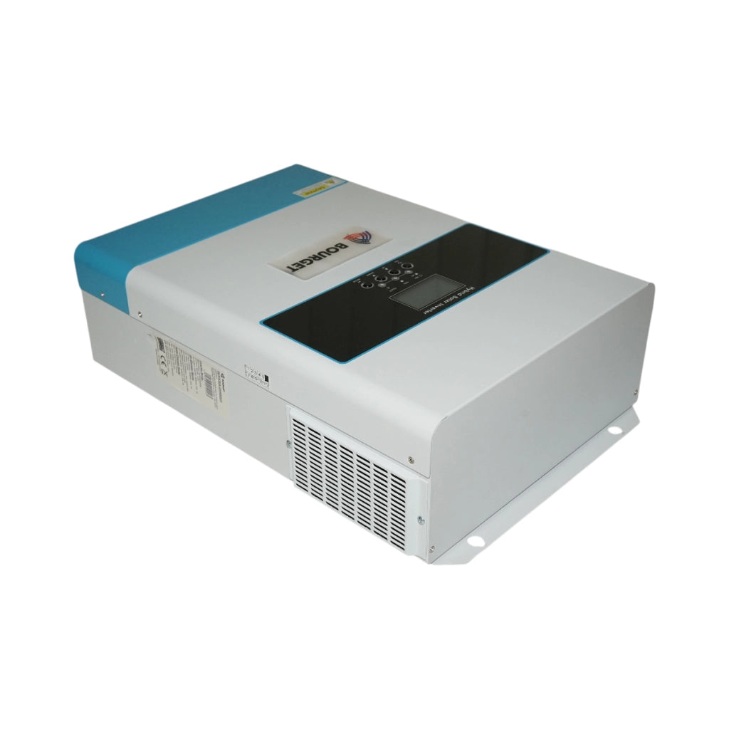 Inverter solare ibrido 6,2 kW, 48 V, 120 A MPPT, monofase, ON/OFF-GRID, collegamento parallelo IP21 Bourget