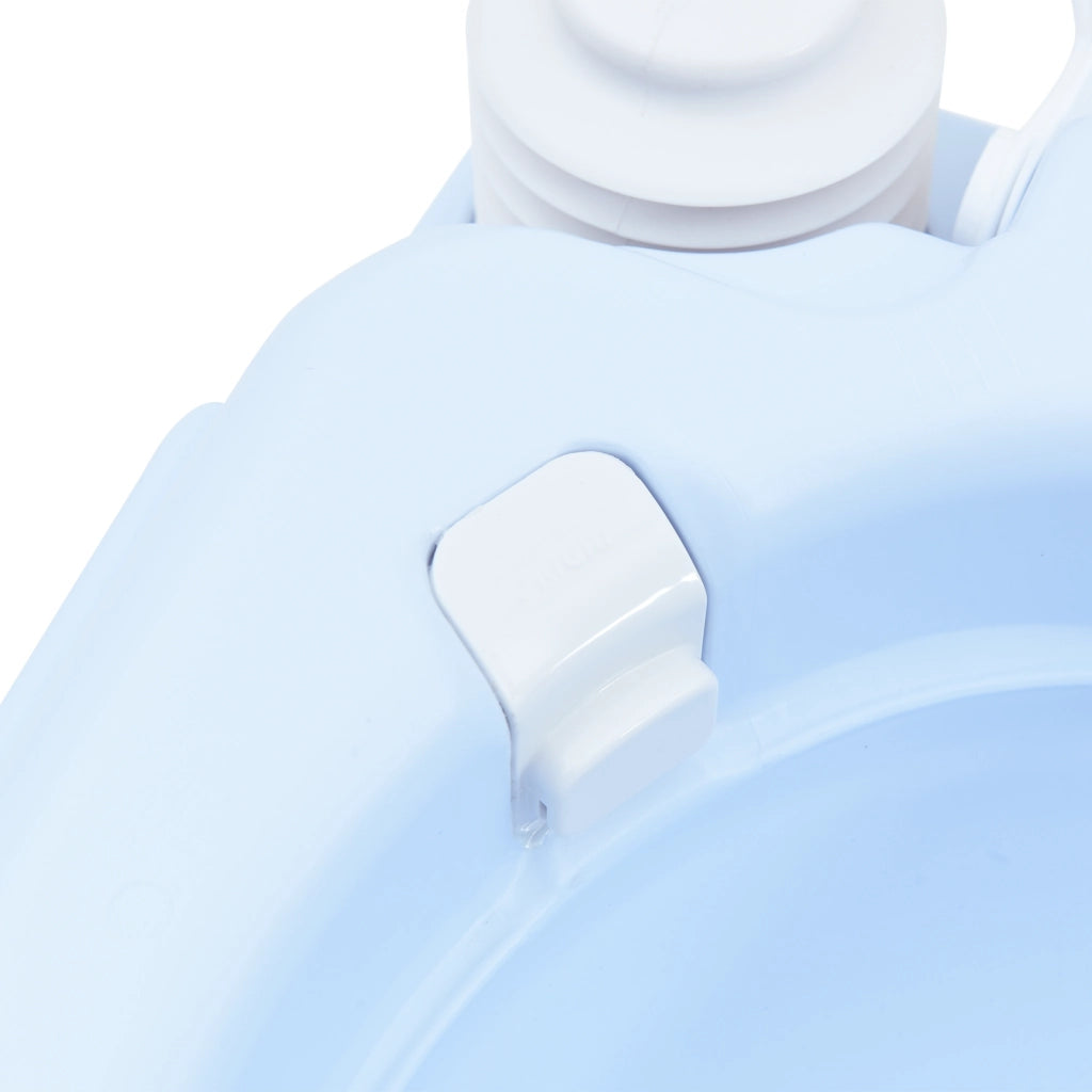 Luce Portatile per Toilette Blu e Bianca in Plastica da 20 L