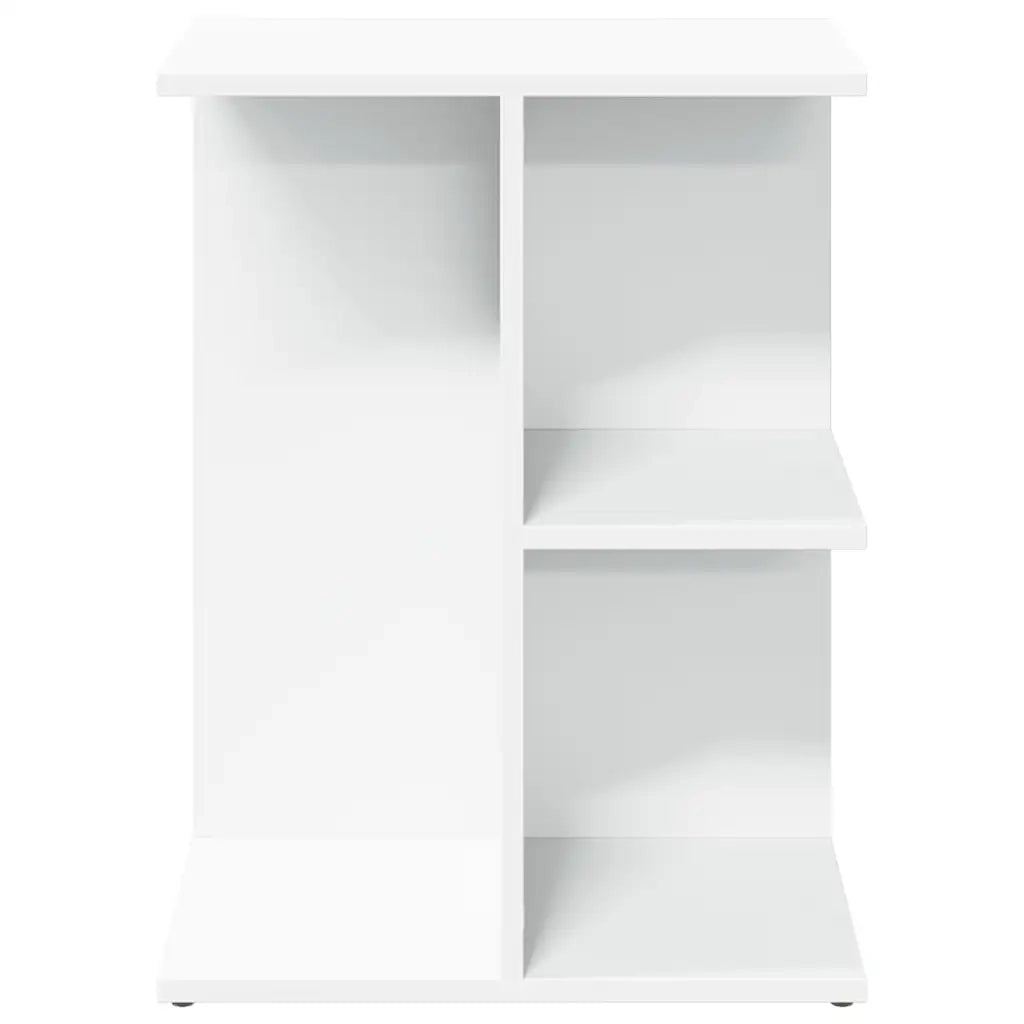 Comodino Bianco 46,5x29x61 cm in Legno Multistrato 858650
