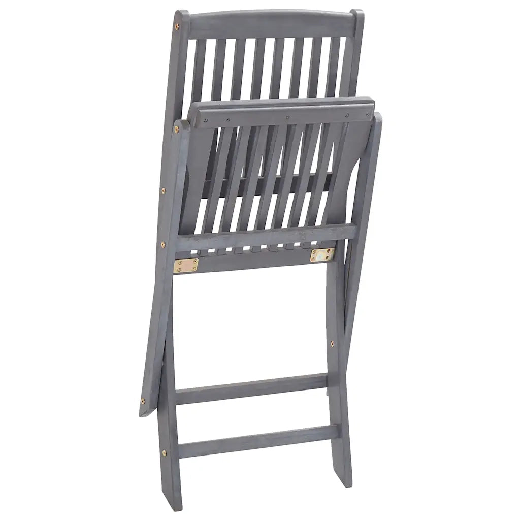 Sedie da Giardino Pieghevoli 6pz con Cuscini in Massello Acacia cod mxl 6476