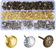 Punaises decorativi per divano, poltrona, letto - Design antico - Bronzo, oro, argento - 450 pezzi