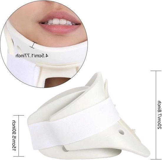 Supporto cervicale adempimento - Cintura e collare in 3 misure per alleviare il dolore - Small.