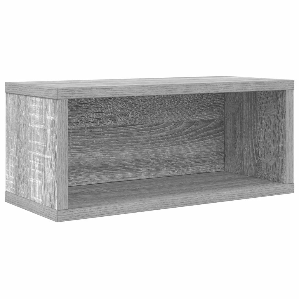 Rack per Stoccaggio CD 2 pz Sonoma grigio 40 x 17 x 17 cm 8012722