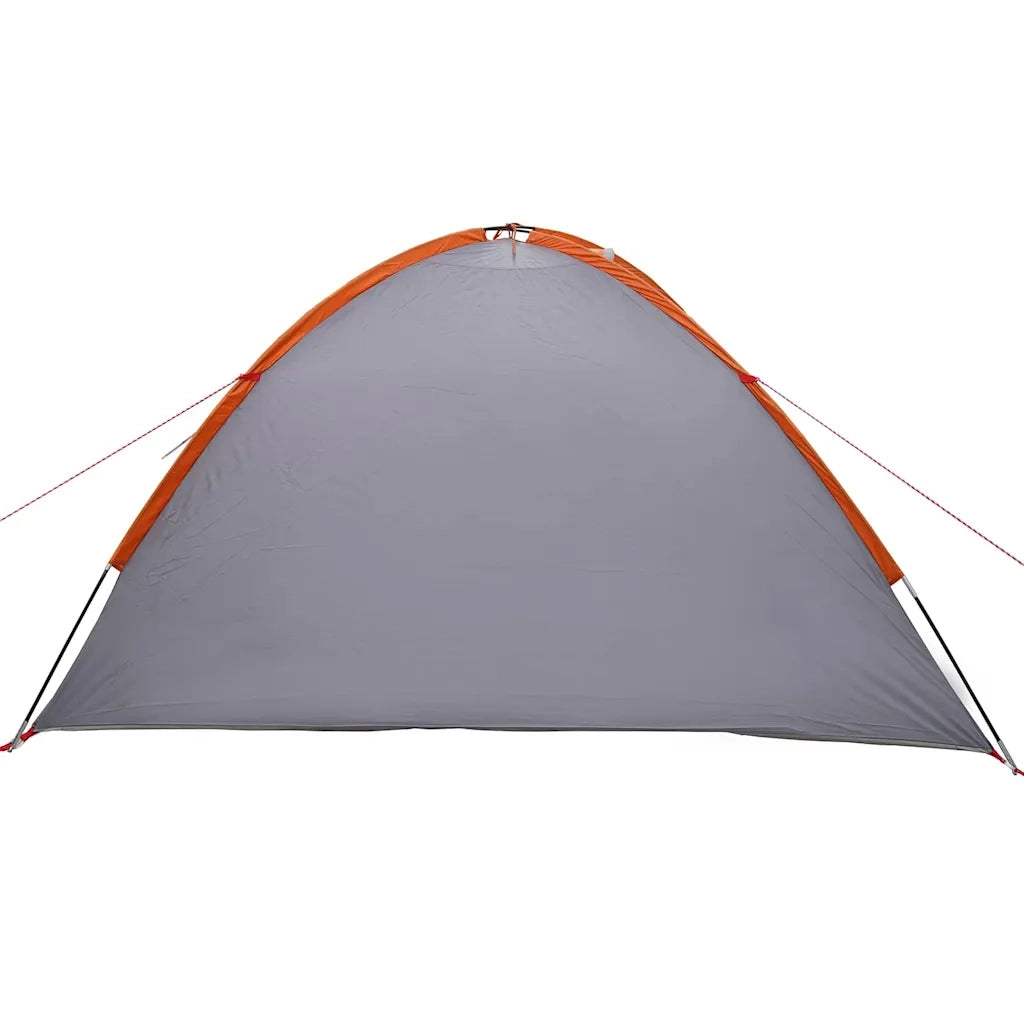 Tenda da campeggio-Tenda per Escursionismo Grigio e arancione 308 x 268 x 130 cm