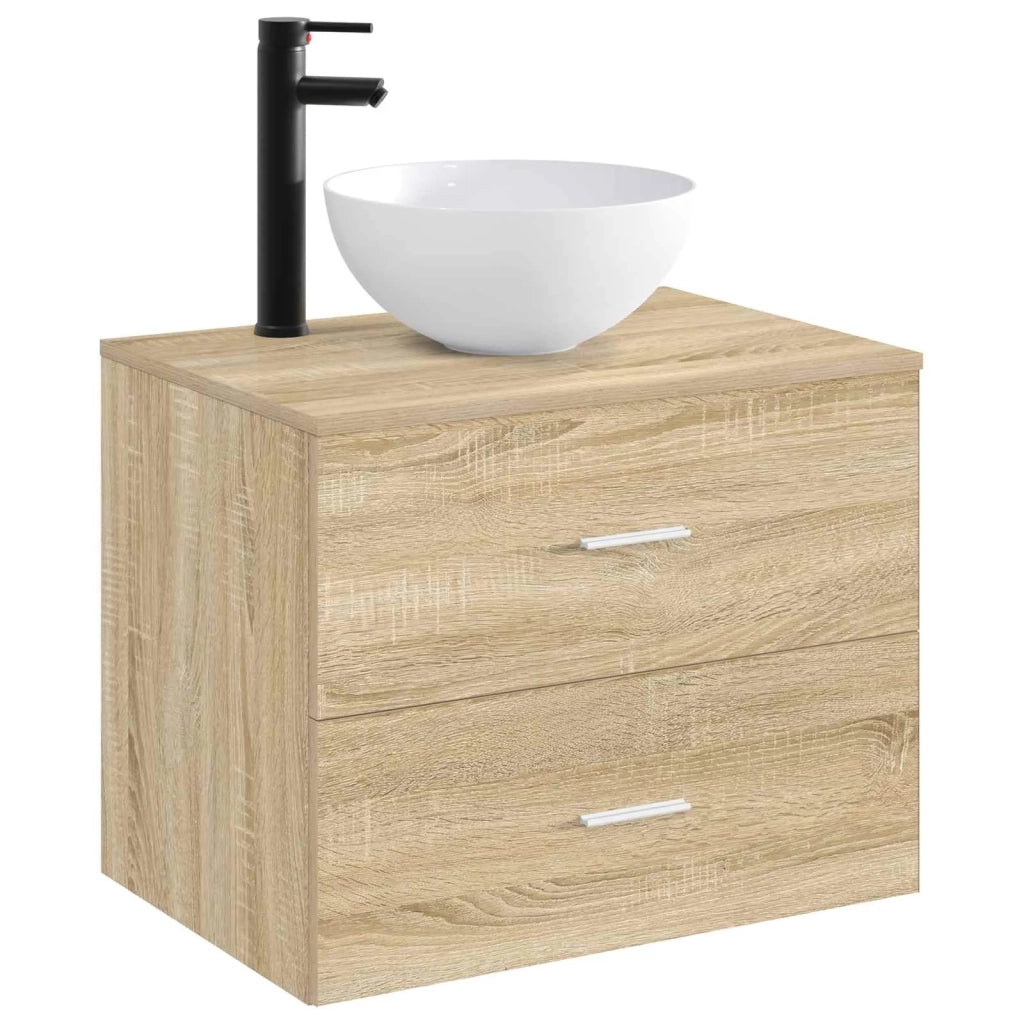 Lavabo da bagno Nero Opaco 35,5 x 35,5 x 14,5 cm Metallo 890245