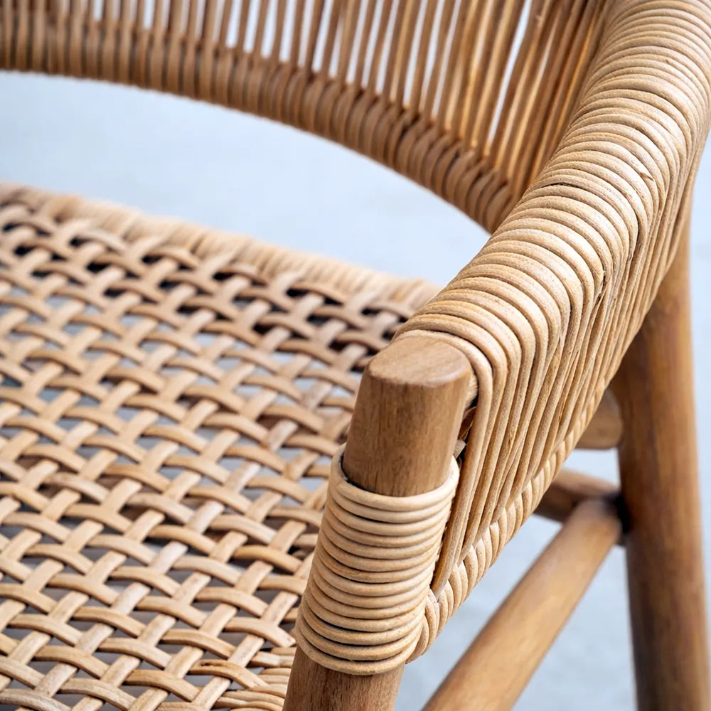 Set 2 Sedie da Giardino in Legno Teak – Aruna