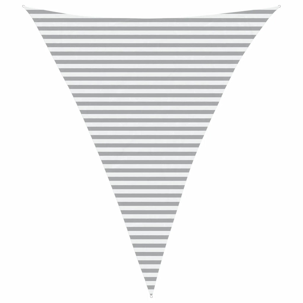 Vela da ombra solare Grigio chiaro e bianco 4 x 5 x 5 m