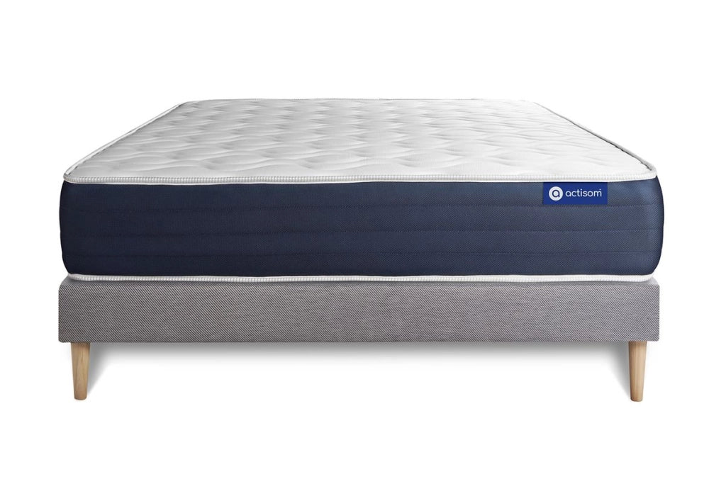 Kit rete e materasso matrimoniale Actimemo sleep 140x190cm - Spessore : 22cm- memory foam - Bilanciato -