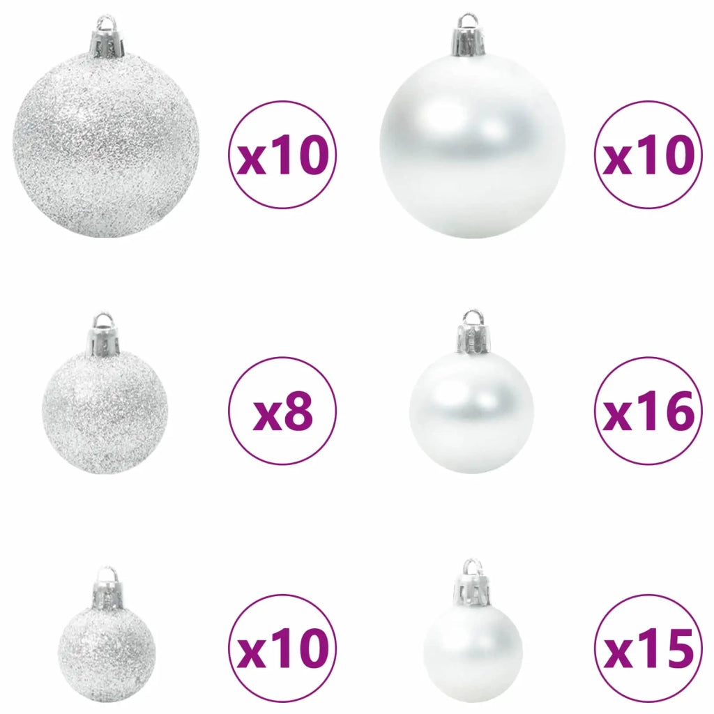Albero di Natale con 300 LED con supporto Nero 210 cm PVC 3396492