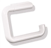 WC-papierdispensatore a forma di U - bianco - 1 pezzo - 160 x 120 x 21 mm
