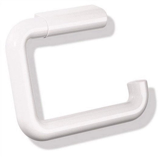 WC-papierdispensatore a forma di U - bianco - 1 pezzo - 160 x 120 x 21 mm