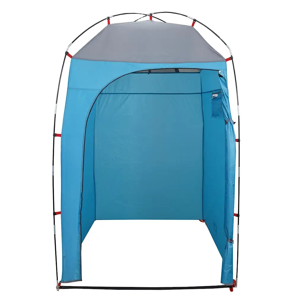 Tenda da Doccia-Tenda Doccia Portatile Blu Impermeabile 535566