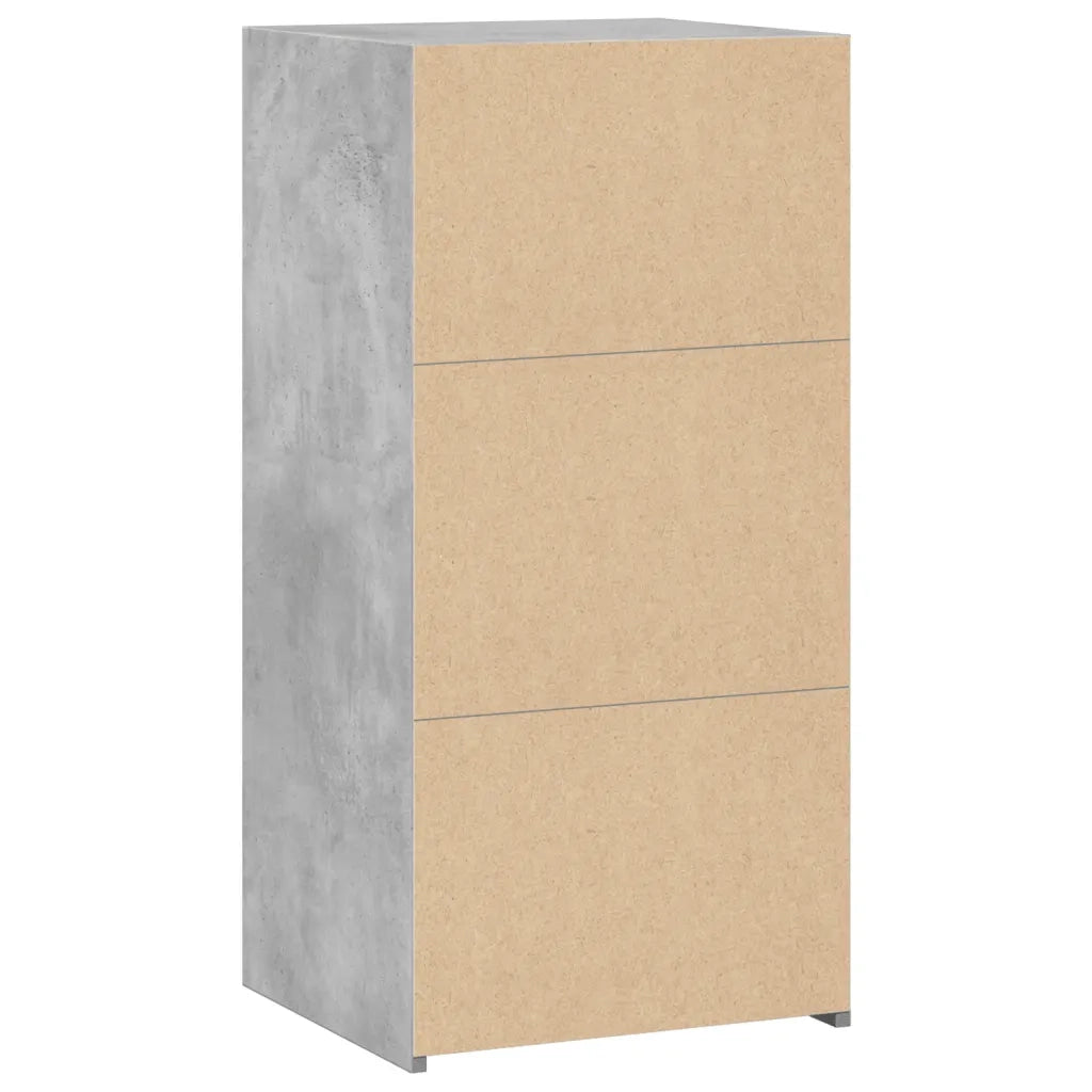 Credenza Grigio Cemento 45x41x93 cm in Legno Multistrato 846358