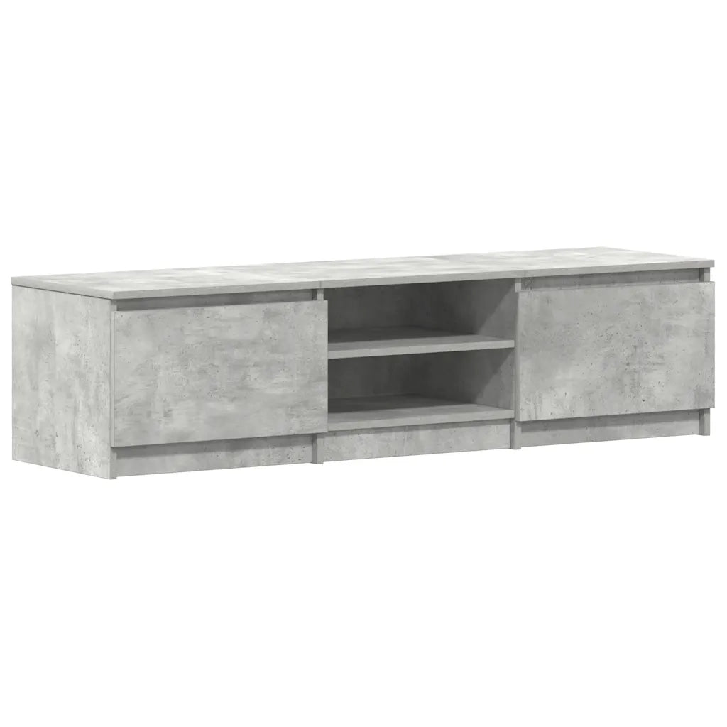 Mobile TV Grigio Cemento 140x40x35,5 cm in Truciolato cod mxl 15453