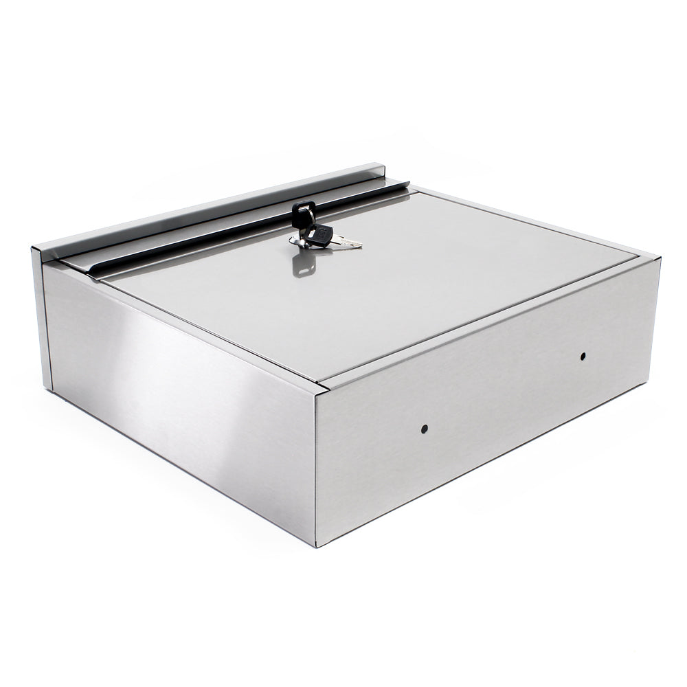 Cassetta postale singola V13 in acciaio inox 360 x 115 x 320 mm