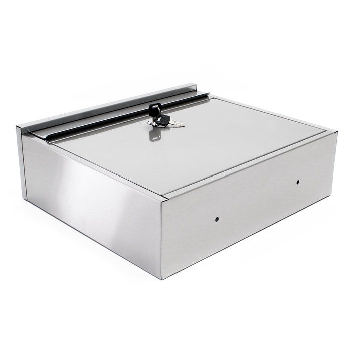 Cassetta postale singola V13 in acciaio inox 360 x 115 x 320 mm