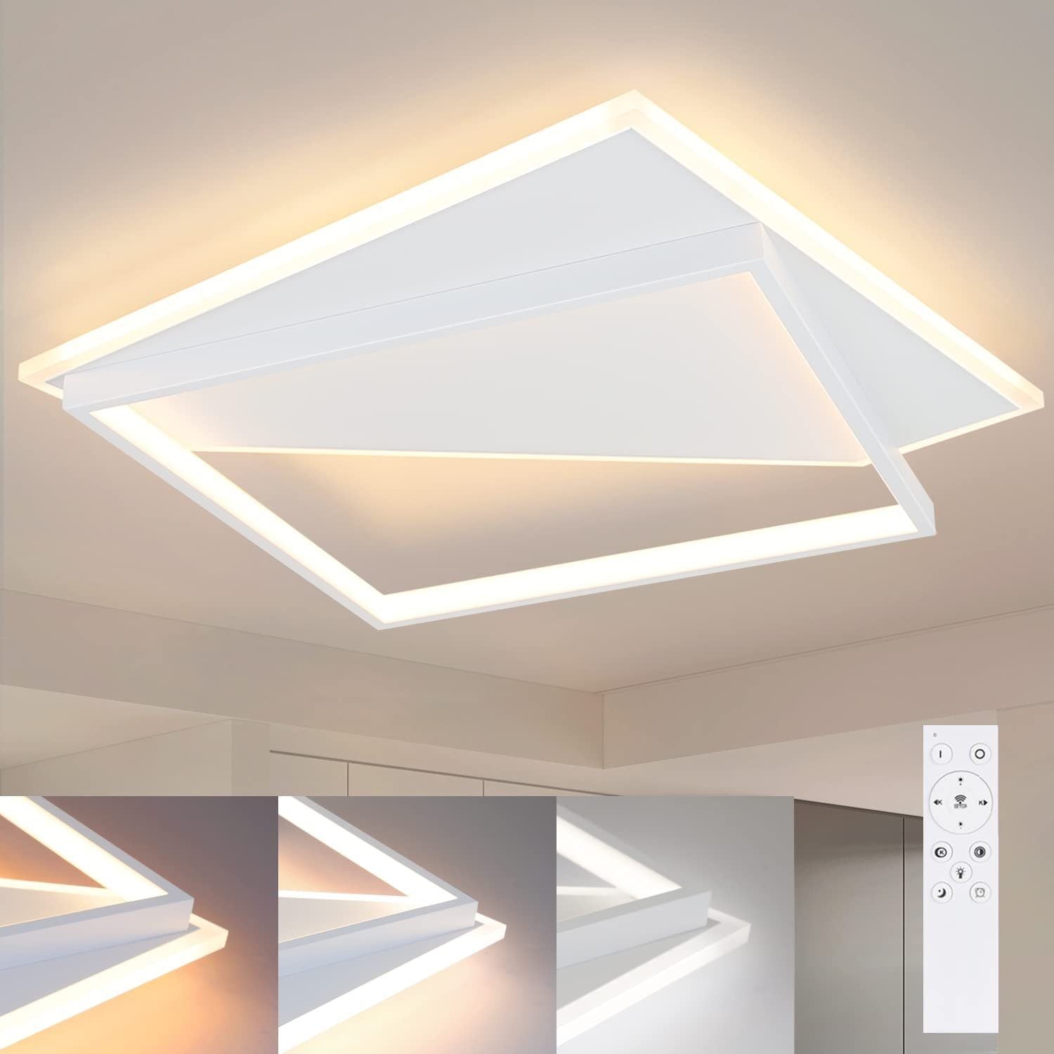 ZMH Lampada da soffitto LED Plaza dal design moderno