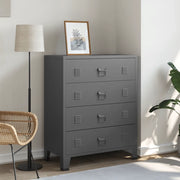 Cassettiera Industriale Antracite 78x40x93 cm in Metallo