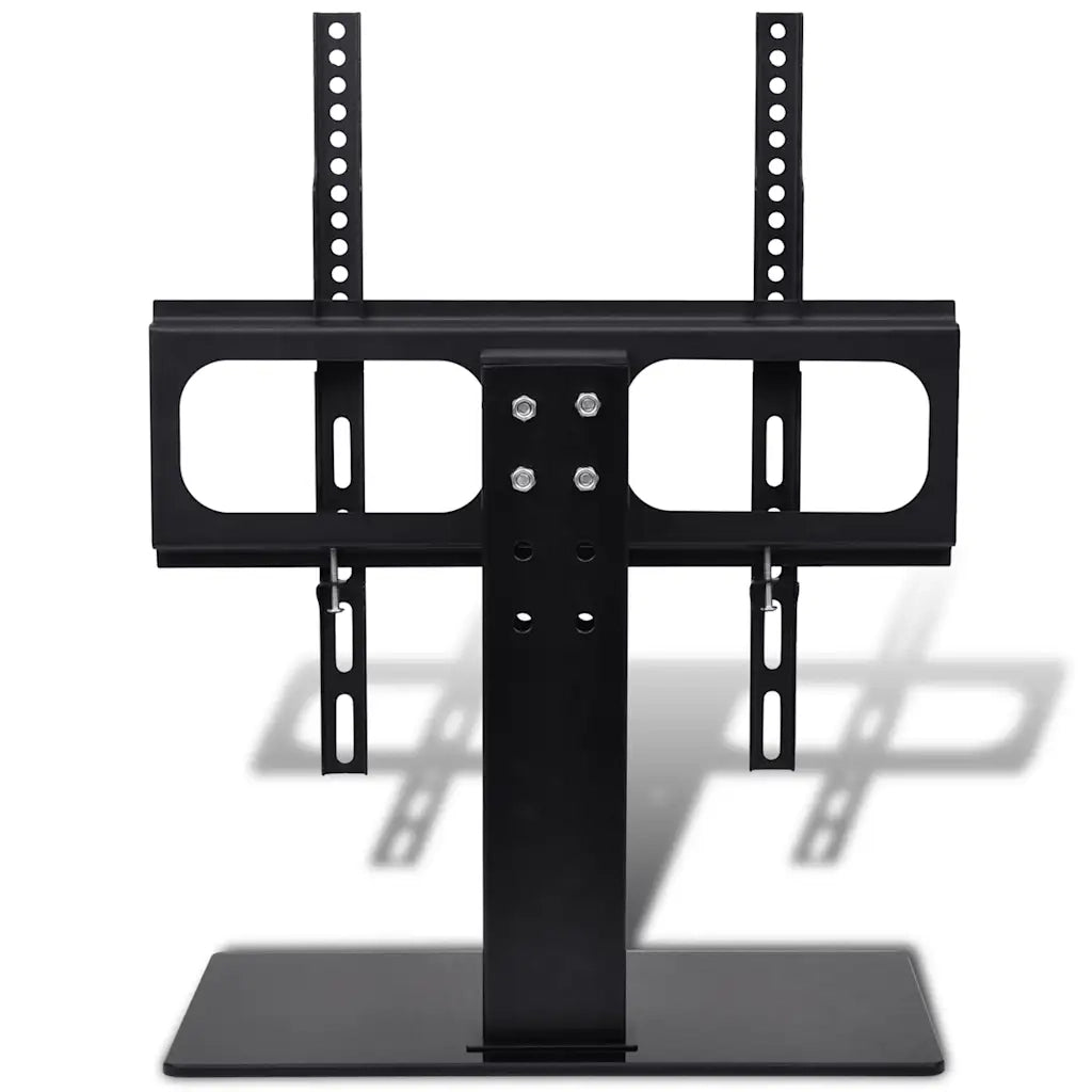 Supporto TV con Base in Ferro Nera 400 x 400 mm 23" - 55"