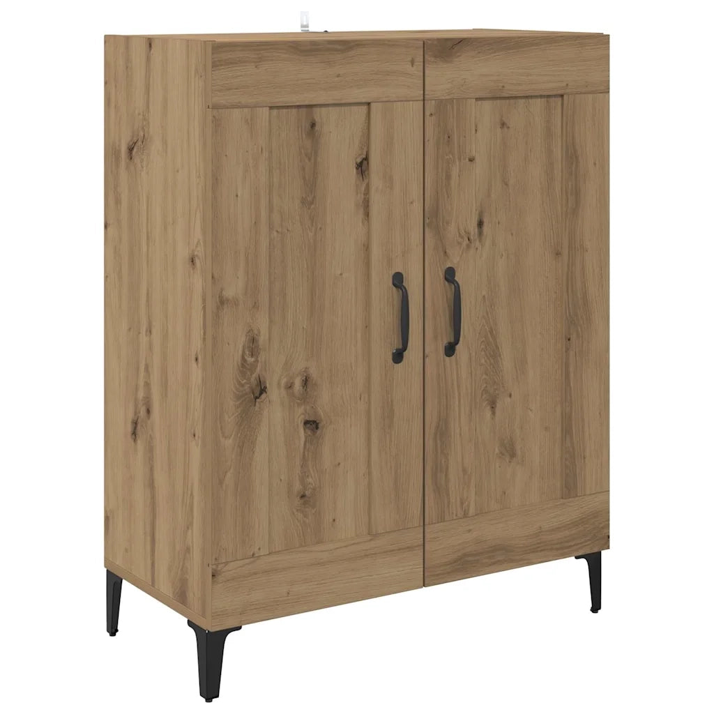 Credenza-Buffet-Armadio da cucina Rovere artigianale 69,5 x 34 x 90 cm Legno multistrato 968078