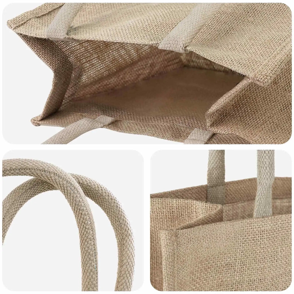 Borse in juta 5 pcs Naturale 26 x 22 x 14 cm 100% Juta Tossa 42012272