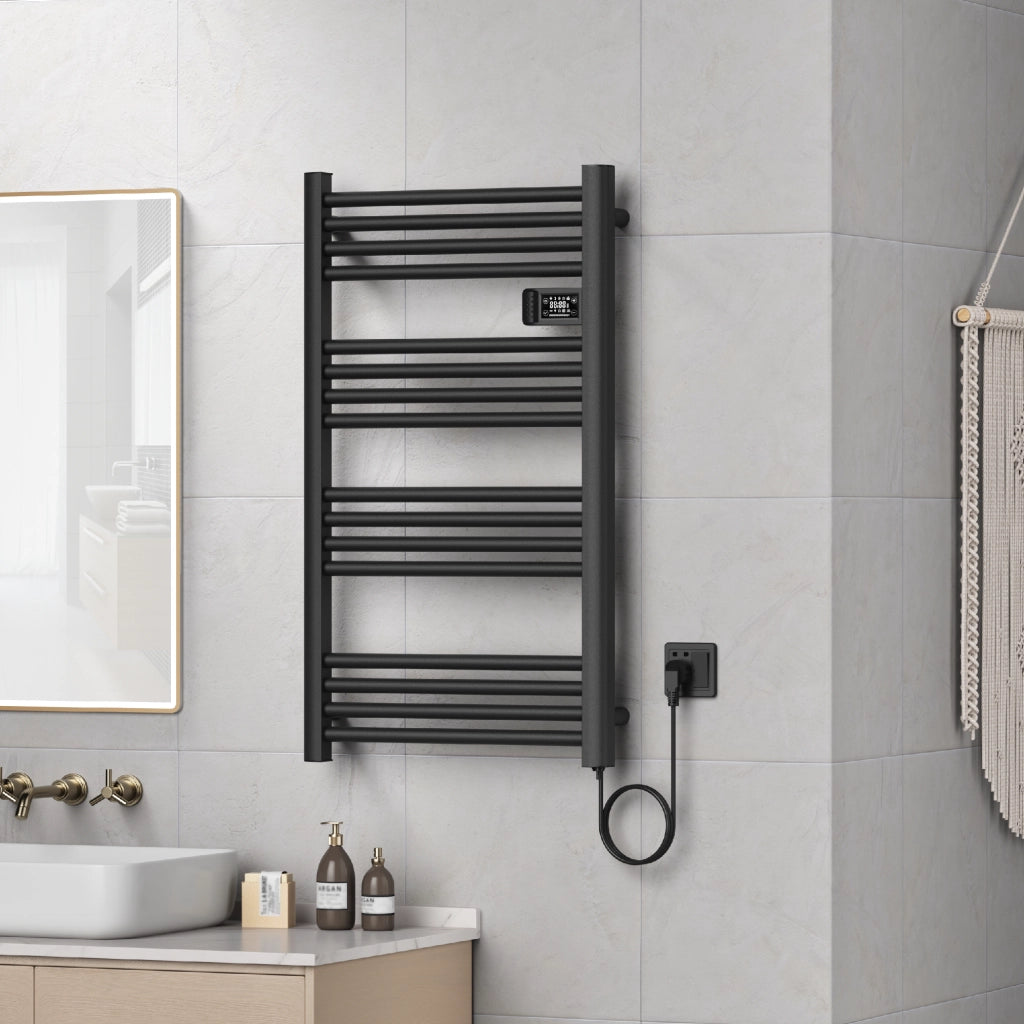 Scaldasalviette Elettrico Follo 96 x 54 cm 500 W Nero pro.tec