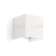 GES865C- APPLIQUE BIANCO A LED 2 LUCI BIEMISSIONE 3000K 1190LM 2X10W  IP54 12X12CM