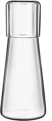 Set di notte con caraffa acqua e bicchiere - 850 ml - Dispensatore acqua notturno per camera da letto