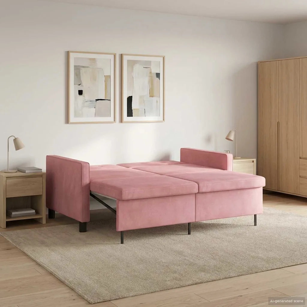 Divano letto Rosa Tessuto