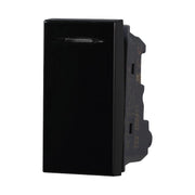 Pulsante 1P 16A Colore Nero Compatibile Con Bticino Axolute