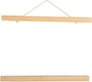 Posterrail magnetico 40 cm - Posterhanger in legno moderno con magneti - Decorazione per la parete per opere d'arte DIY