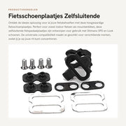 Accessori per Mountain Bike - Pedali Self-Closing - Accessori per Bicicletta - Shimano SPD/Look - Acciaio Inossidabile - Sostenibile - Cleats