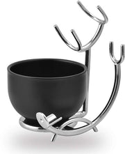 Supporto per Rasatura Deluxe a Due Pezzi – Set di Supporto per 2 Pezzi – Adatto per Spazzola e Lame Retta