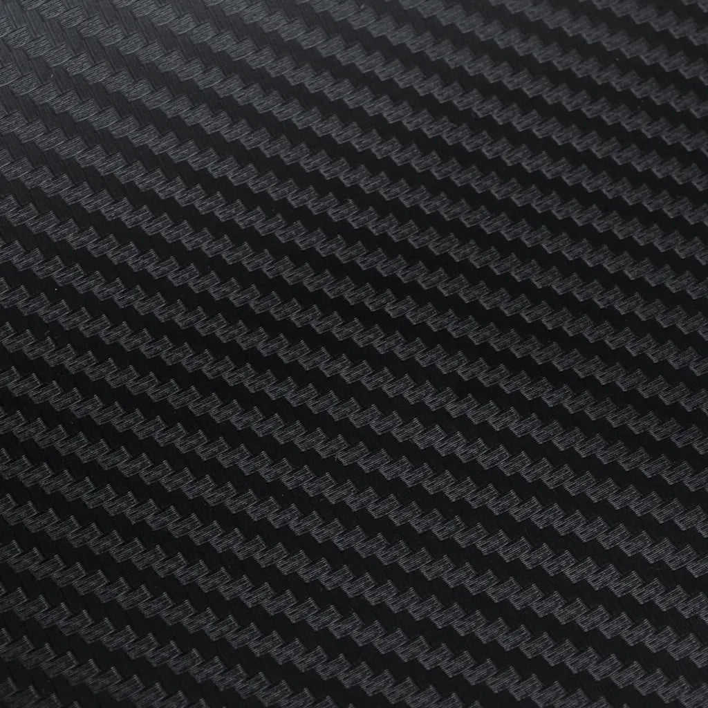Pellicole per Auto 2 pz 3D Nero Opaco 100x150 cm+50x150 cm CFW7890103