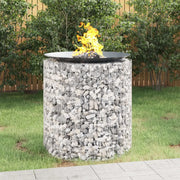 Caminetto a Gabbione Ø 100 cm Ferro Zincato 153561