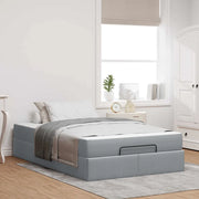 vidaXL Struttura del letto Grigio chiaro 120 x 200 cm Tessuto