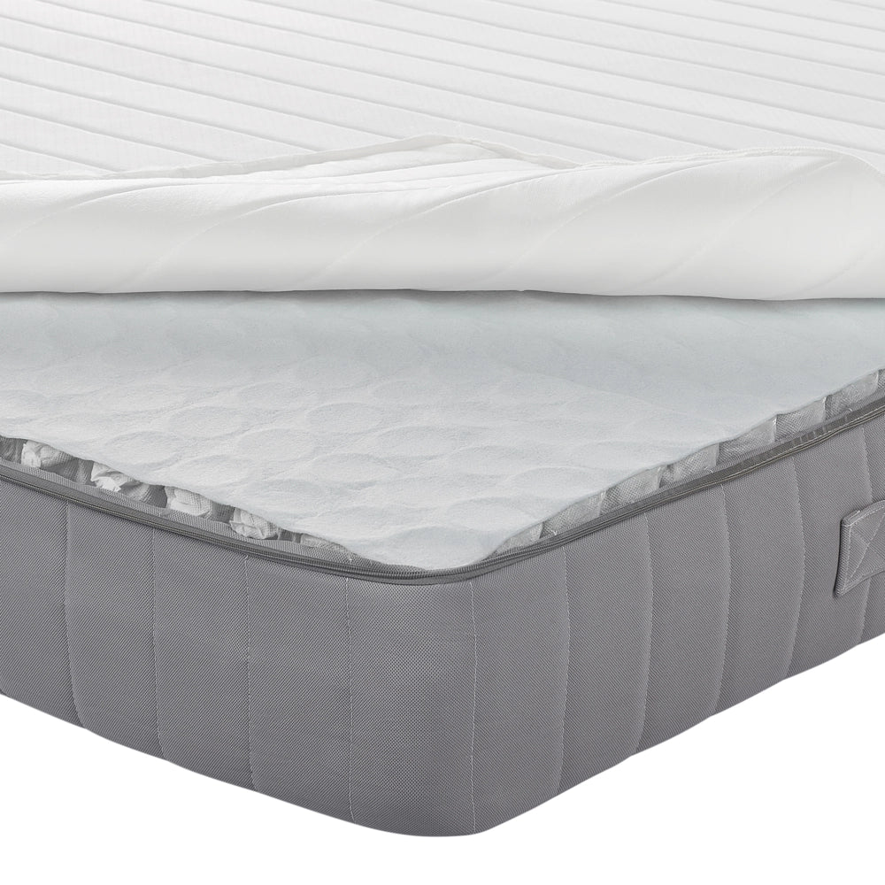 Materasso a molle insacchettate EU matrimoniale con maniglie imbottitura in Memory Foam rinfrescante sfoderabile 160 x 200 cm Firm Design moderno trapuntato