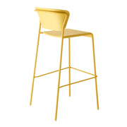 SET DUE SGABELLO LISA TECNOPOLIMERO HT 75CM SCAB DESIGN MADE IN ITALY - Senape 22
