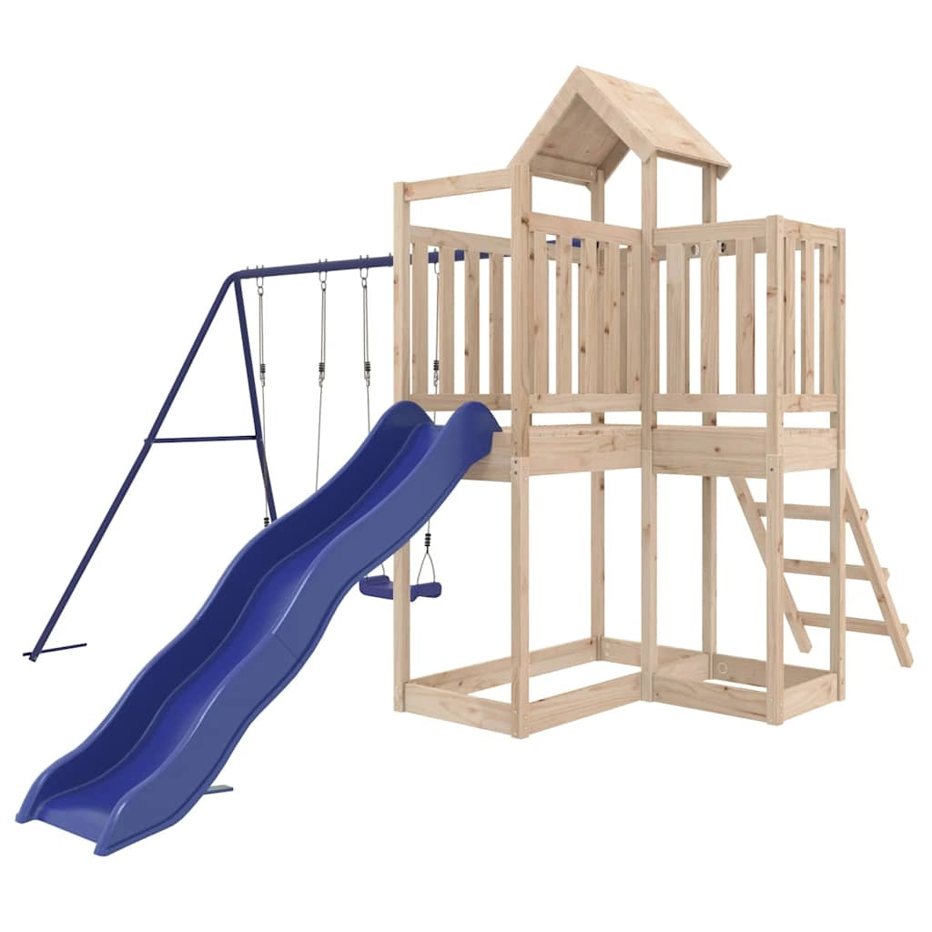 Set da Gioco da Esterno in Legno Massello di Pinocod mxl 126603