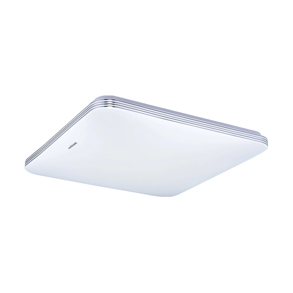 Plafoniera bagno LED quadrata bianca 28cm 20W 4000K