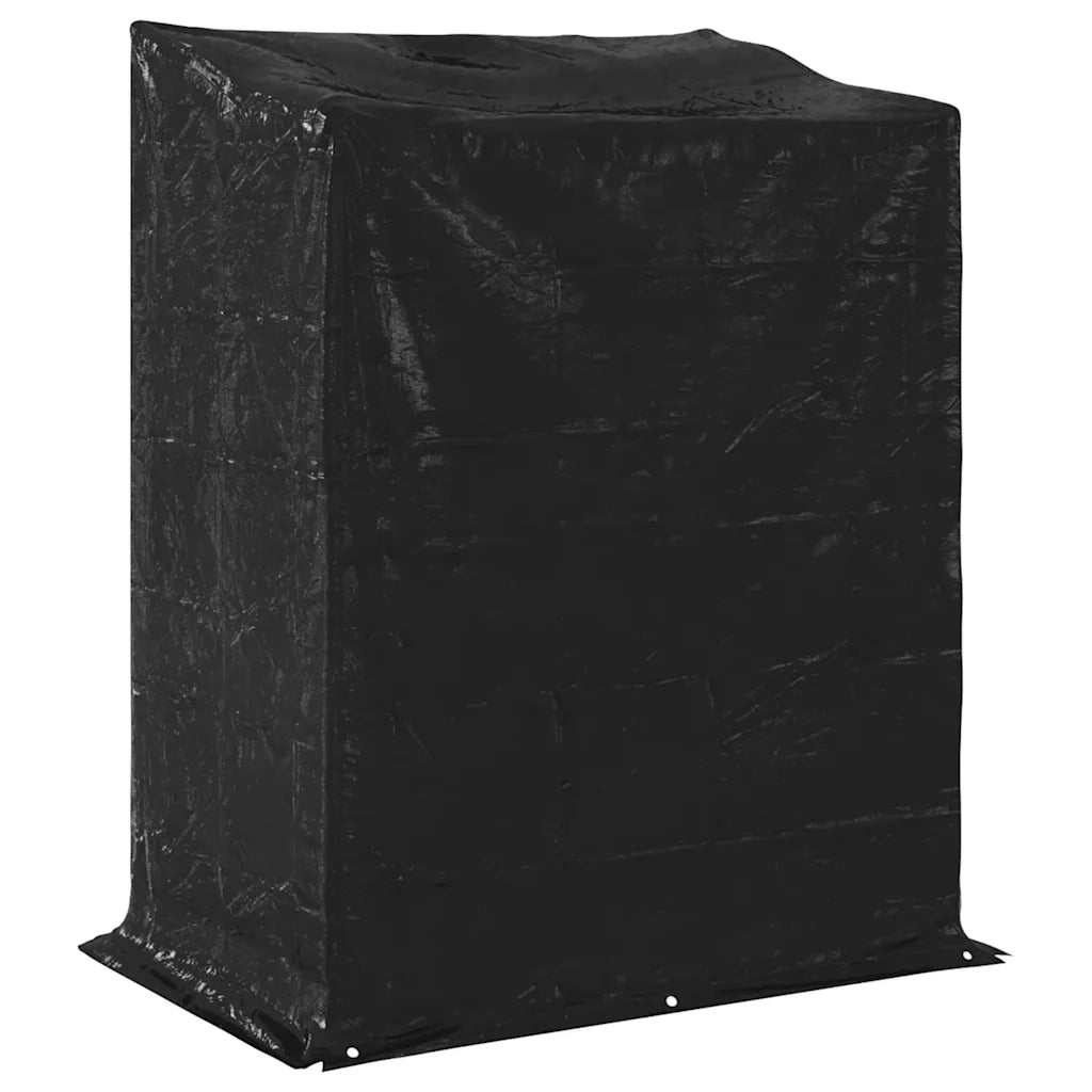 vidaXL Rastrelliera per Legna con Copertura Antipioggia 150x100x200 cm